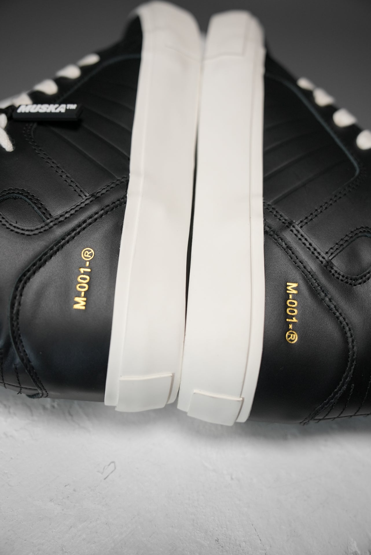 MUSKA™ FOOTWEAR CO - M - 001 - NAPPA BLACK