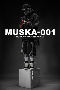 MUSKA™ FOOTWEAR CO - M - 001 - NAPPA BLACK