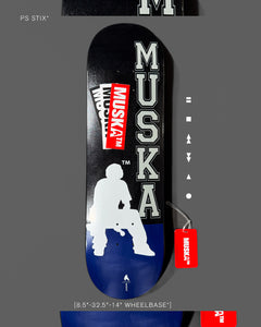 MUSKA™ - BLUE BLACK - SKATE DROP* NOT SIGNED* NO GRIP*