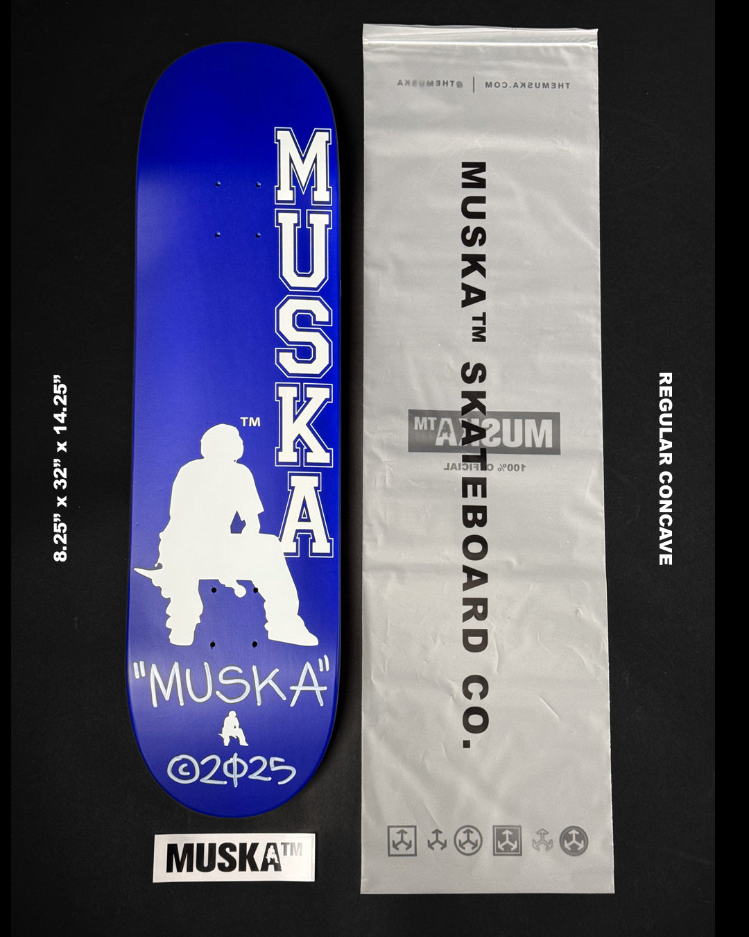 MUSKA™ - [ICON BLUE] - 8.25 - SIGNED*