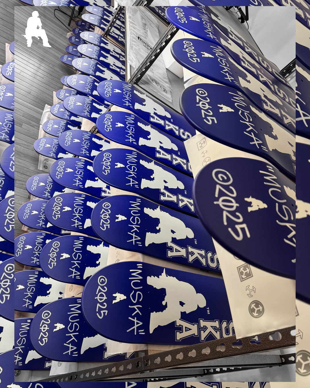 MUSKA™ - [ICON BLUE] - 8.25 - SIGNED*