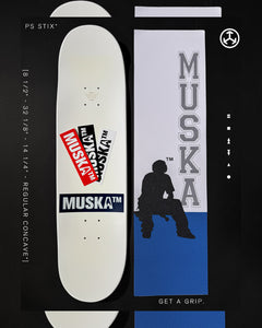 MUSKA™ - THE BLUE/WHITE - SKATE DROP* [NOT SIGNED*]