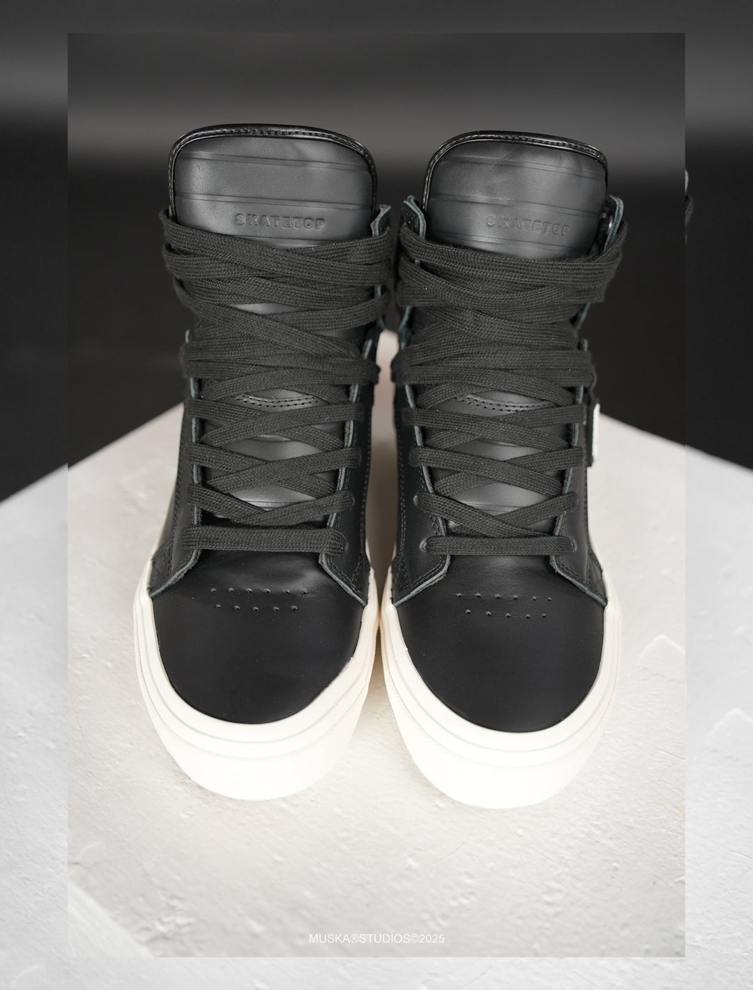 MUSKA™ FOOTWEAR CO - M - 001 - NAPPA BLACK SIGNED*