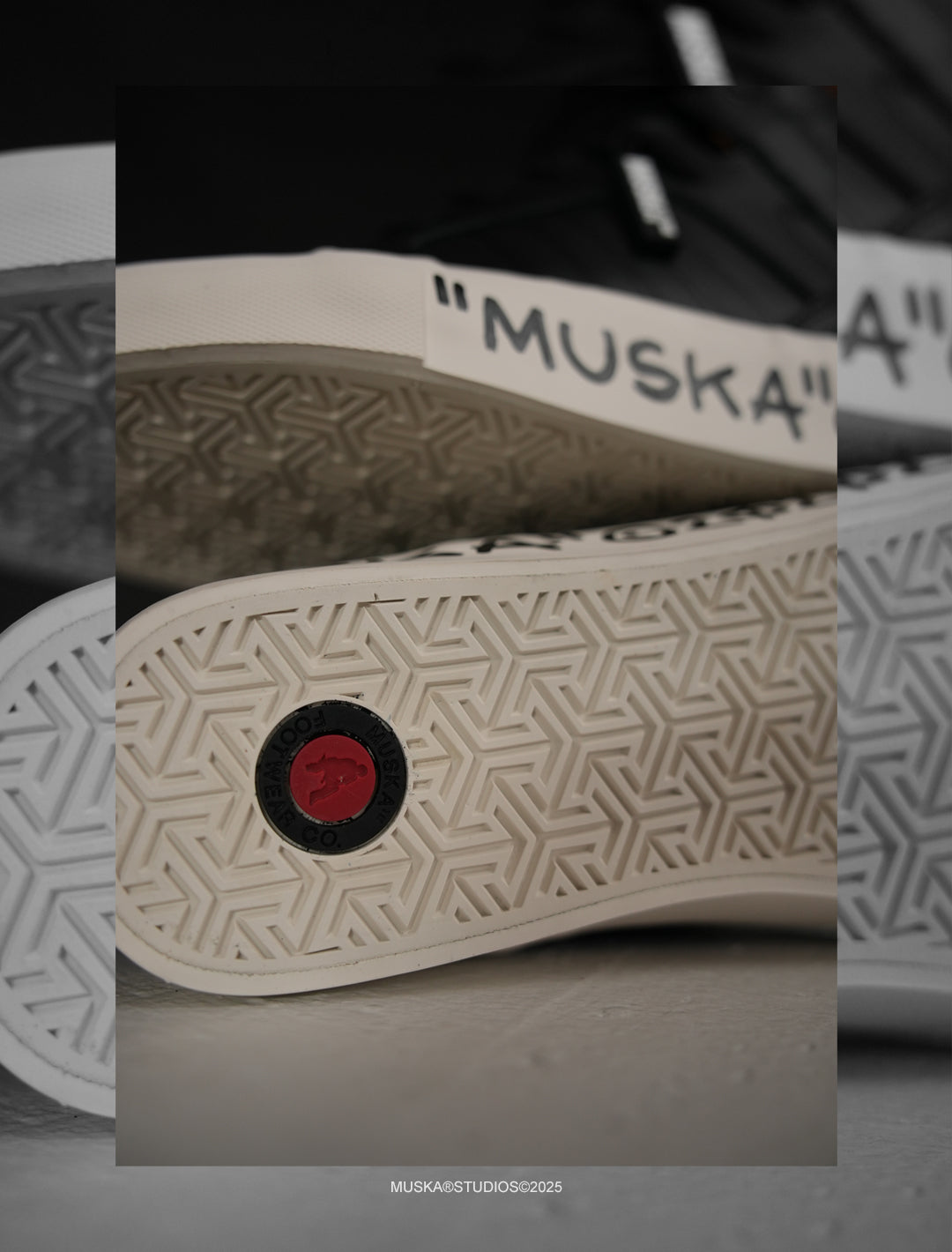 MUSKA™ FOOTWEAR CO - M - 001 - NAPPA BLACK SIGNED*