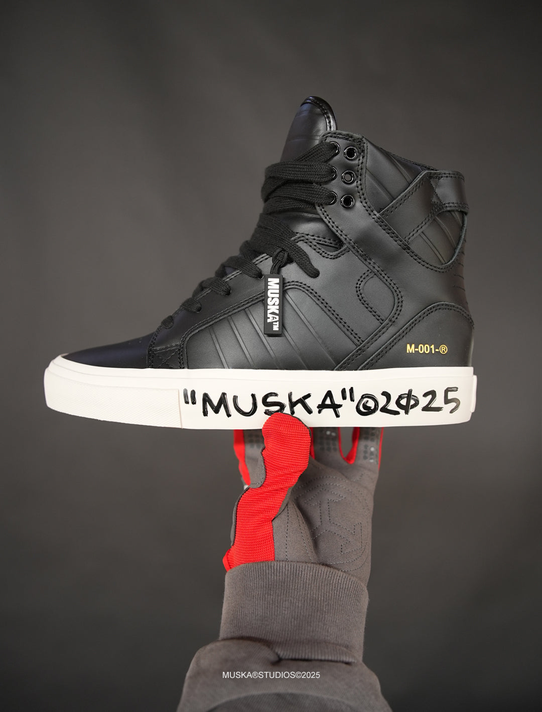 MUSKA™ FOOTWEAR CO - M - 001 - NAPPA BLACK SIGNED*