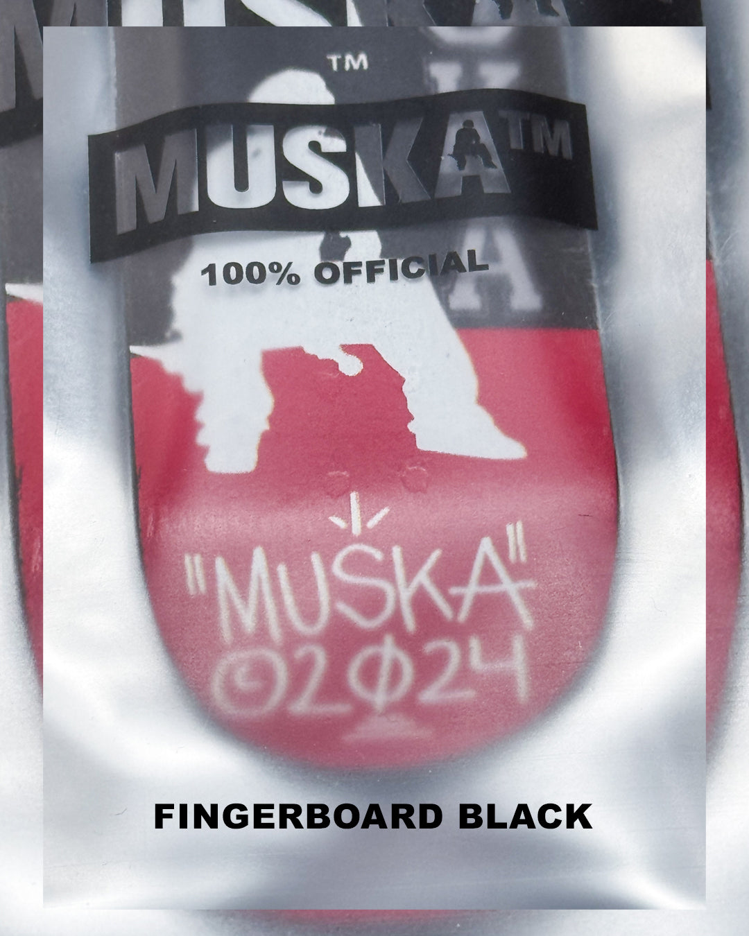 MUSKA™ [FINGERBOARD] - BLACK/RED*