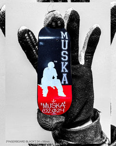 MUSKA™ [FINGERBOARD] - BLACK/RED*