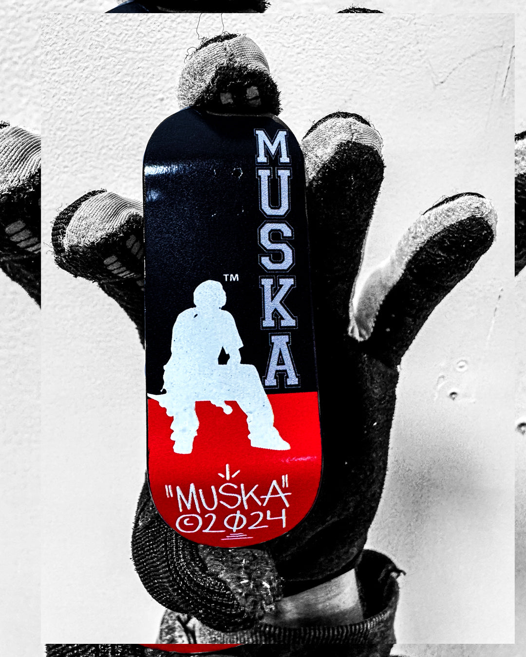 MUSKA™ [FINGERBOARD] - BLACK/RED*