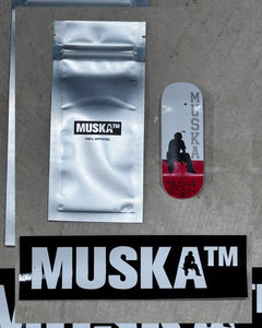 MUSKA™ [FINGERBOARD] - WHITE/RED*