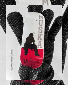 MUSKA™ [FINGERBOARD] - WHITE/RED*