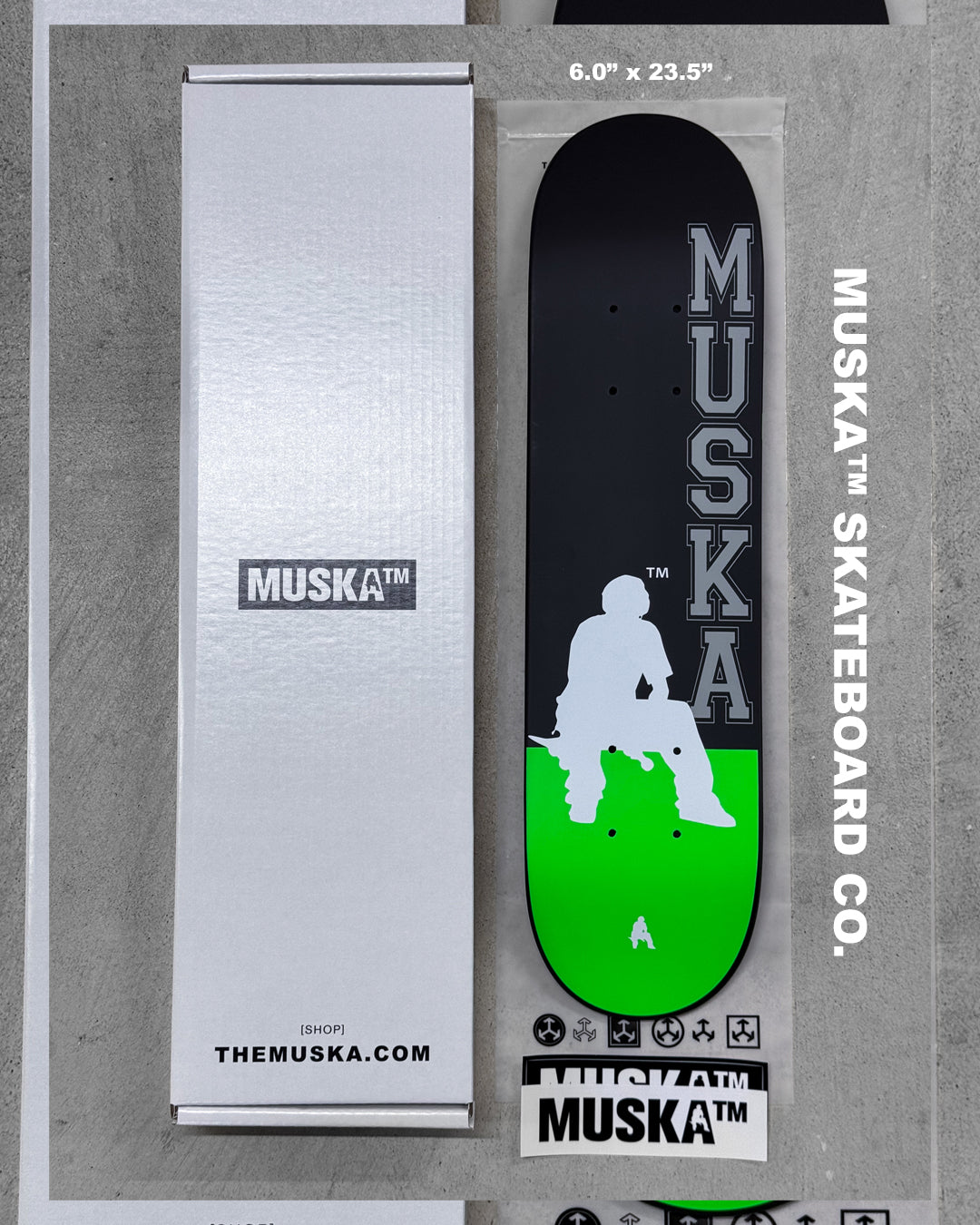 MUSKA™ - KIDS!!! -  [GREEN MACHINE] - SKATER*