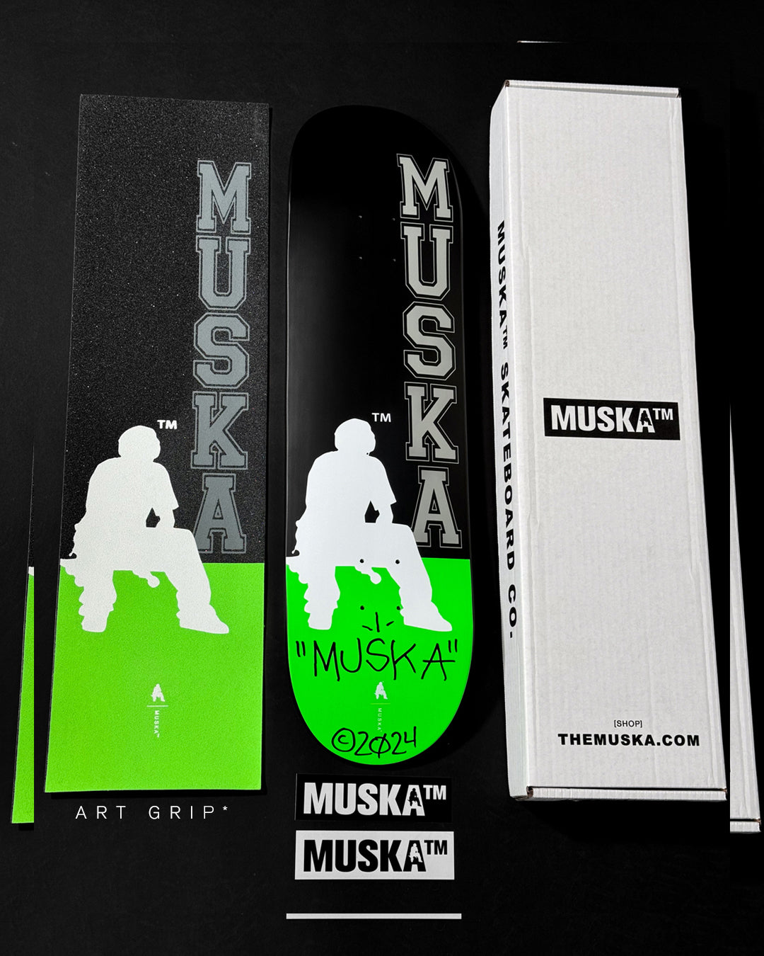 MUSKA™ - [THE GREEN MACHINE*] - SIGNED* 2024 - COLLECTOR GRIP*