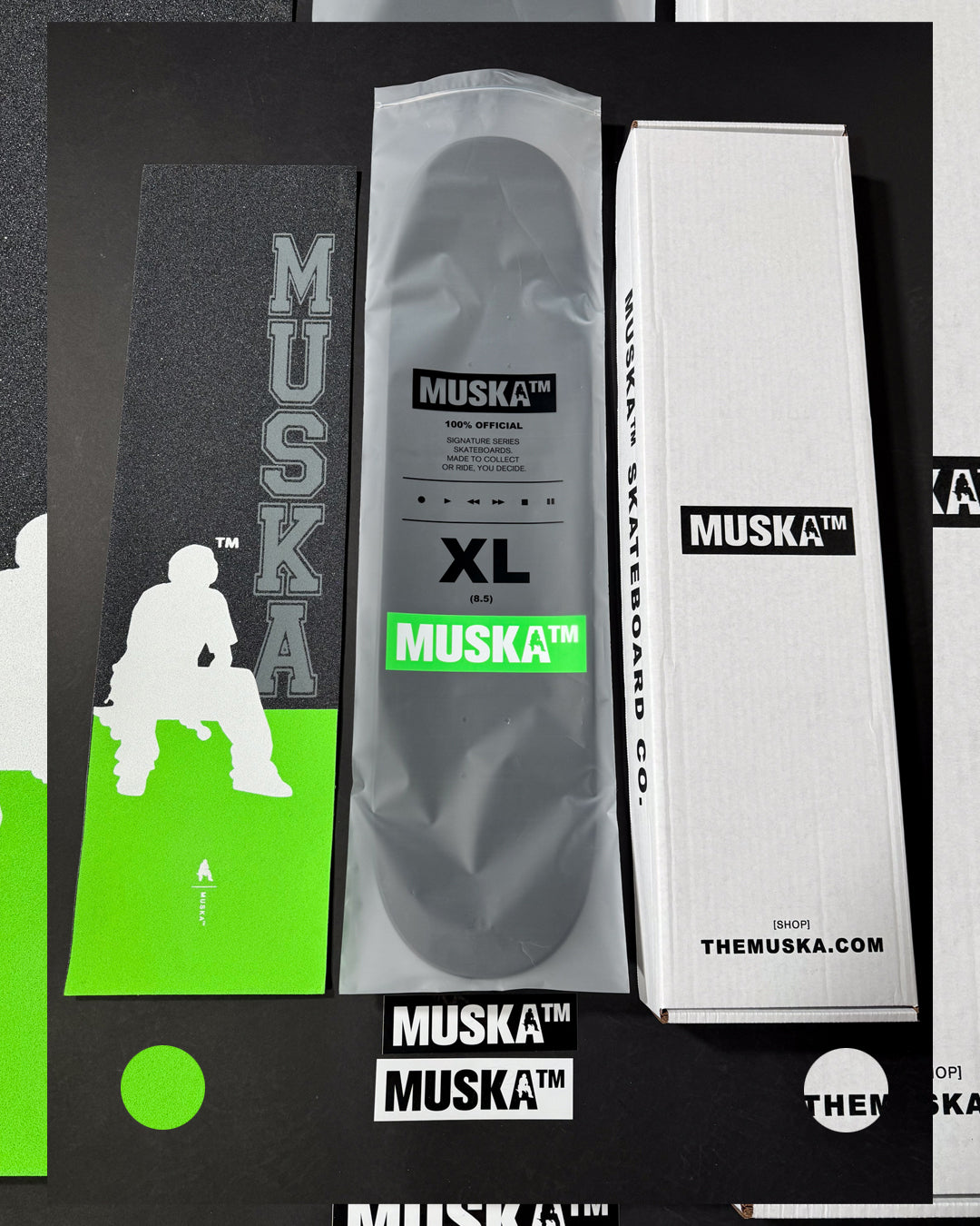 MUSKA™ - [THE GREEN MACHINE*] - SIGNED* 2024 - COLLECTOR GRIP*