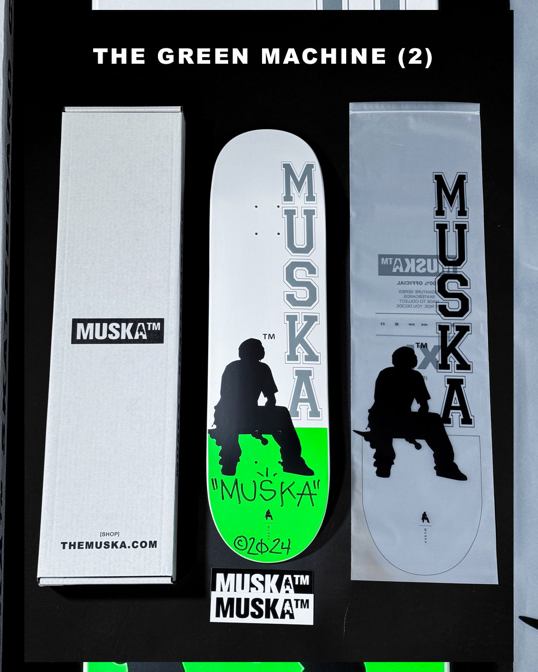 MUSKA™ - [THE GREEN MACHINE*] - 2 - SIGNED* 2024