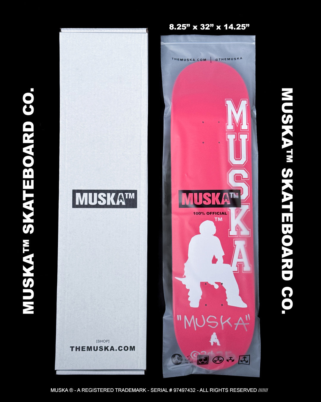 MUSKA™ - [ICON RED] - 8.25 - SIGNED*