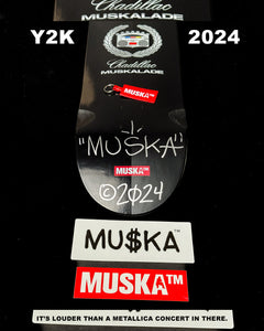 MUSKA™ - MATTE/GLOSS x BLACK - (NO BEARINGS*) - SIGNED* 2024