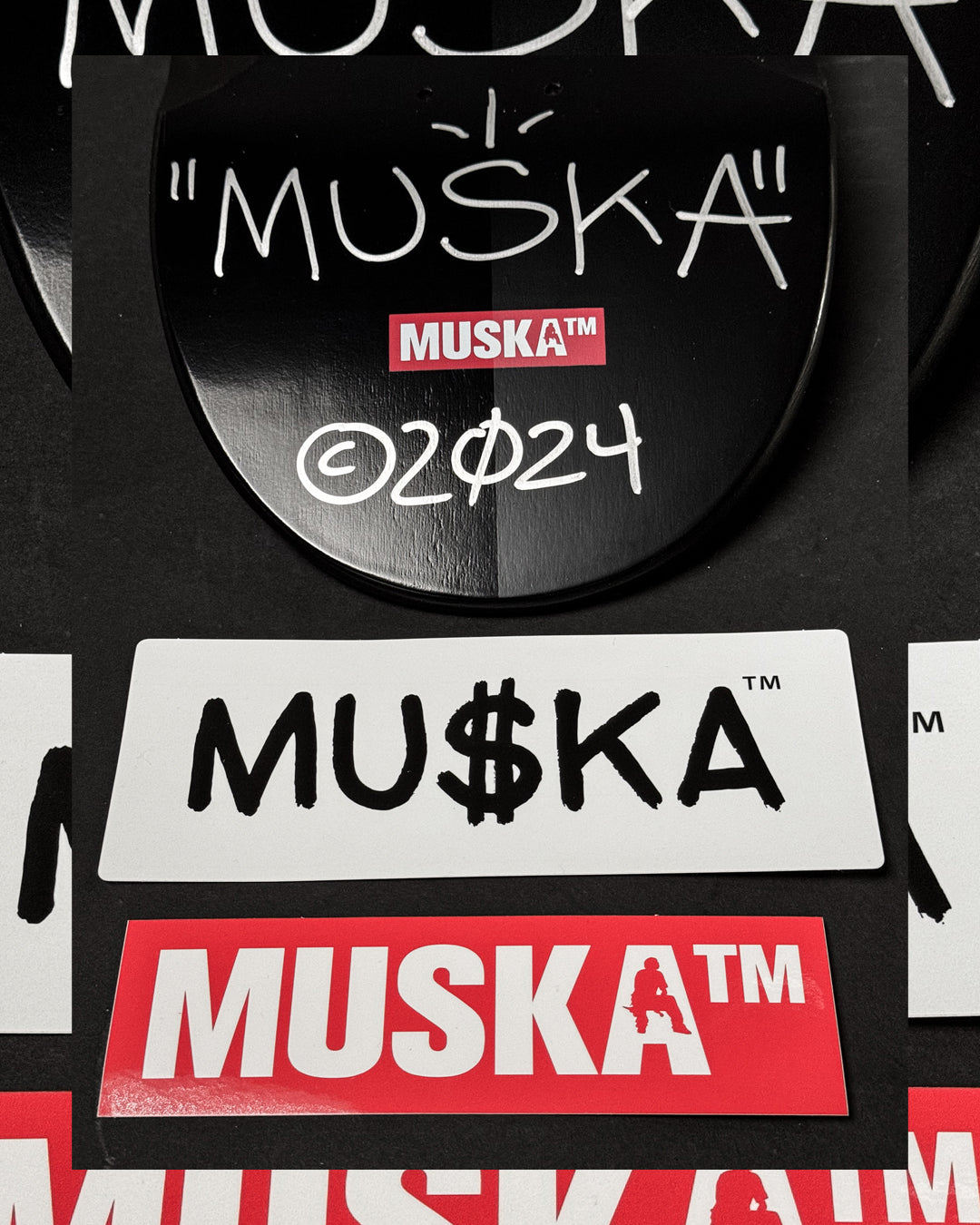 MUSKA™ - MATTE/GLOSS x BLACK - MUSKALADE - SIGNED* 2024