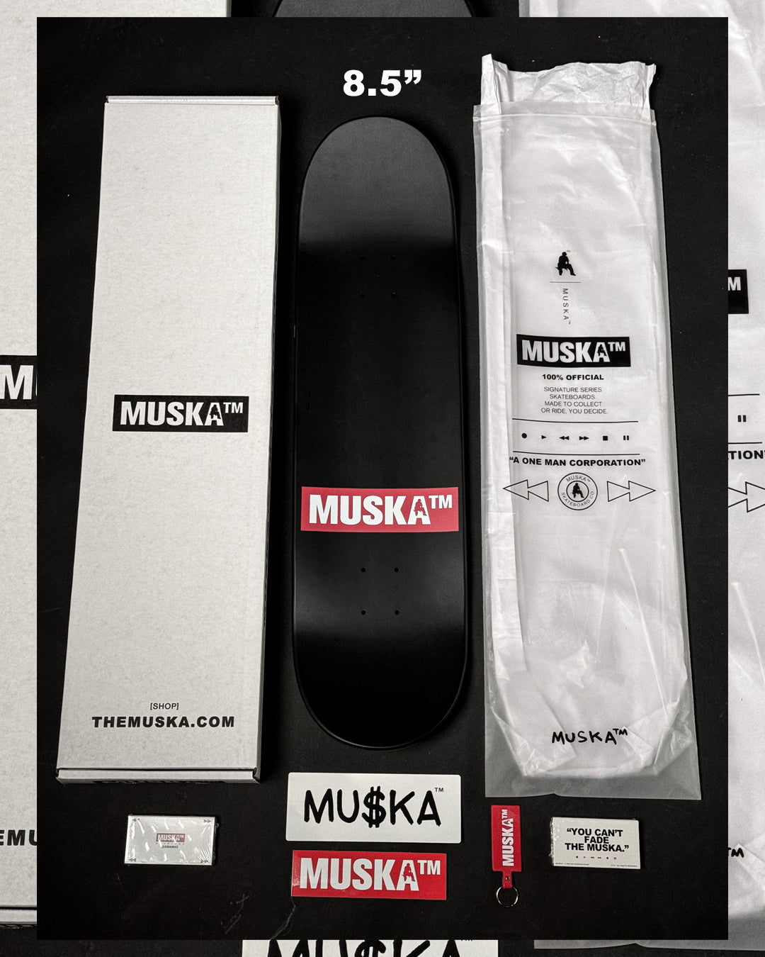 MUSKA™ - MATTE/GLOSS x BLACK - MUSKALADE - SIGNED* 2024