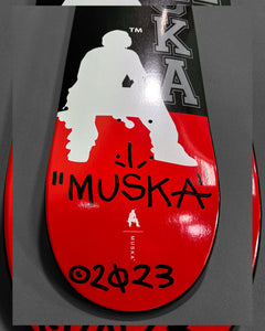 MUSKA™ - SECONDS* - SILHOUETTE - BLK DIPPED - SIGNED*