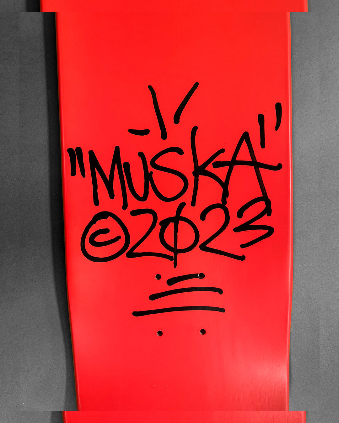 MUSKA™ - SILHOUETTE - RED DIPPED - SIGNED*
