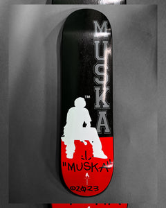 MUSKA™ - SECONDS* - SILHOUETTE - BLK DIPPED - SIGNED*