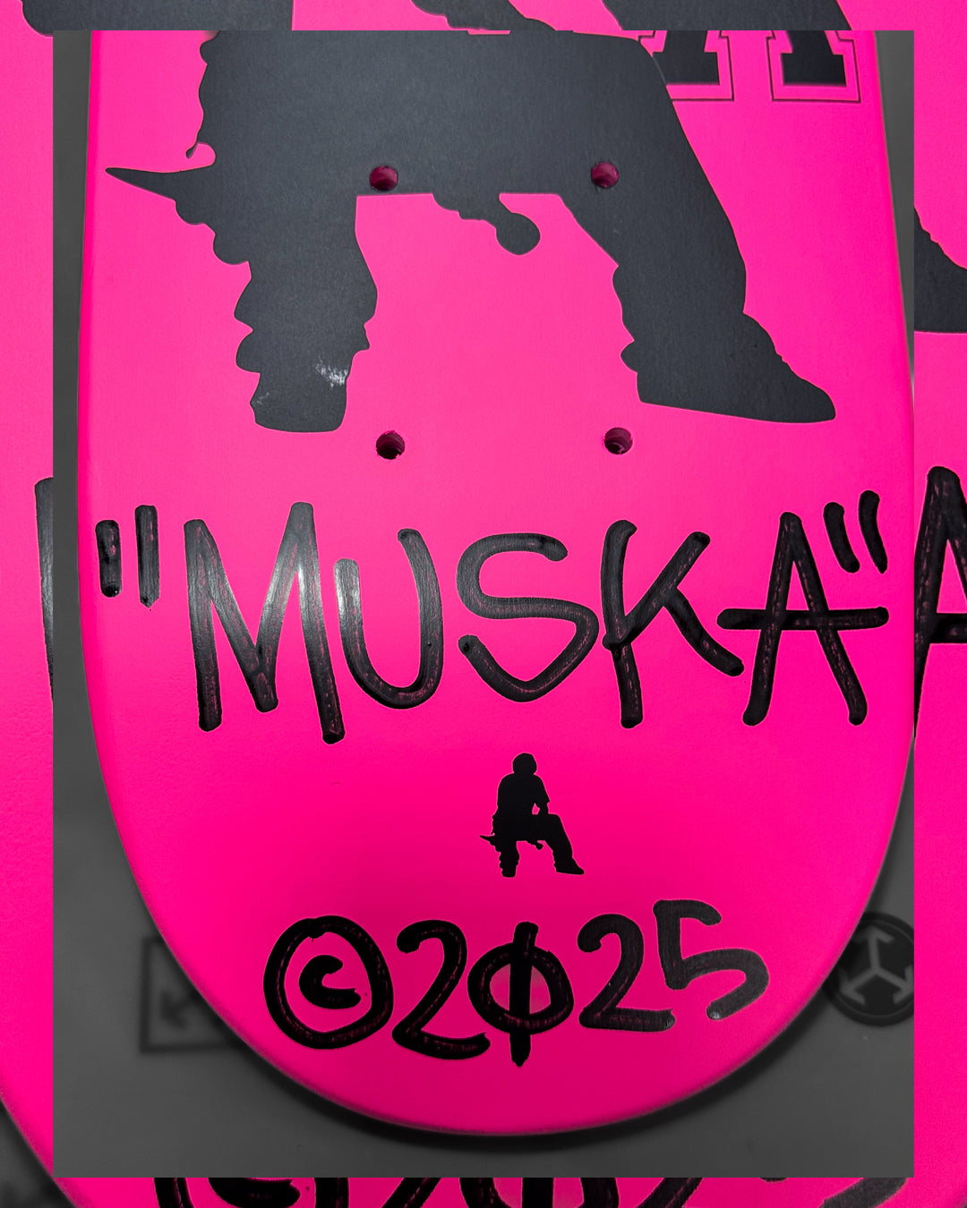 MUSKA™ - KIDS!!! -  [NEON/PINK*] - SIGNED* - 6.0"