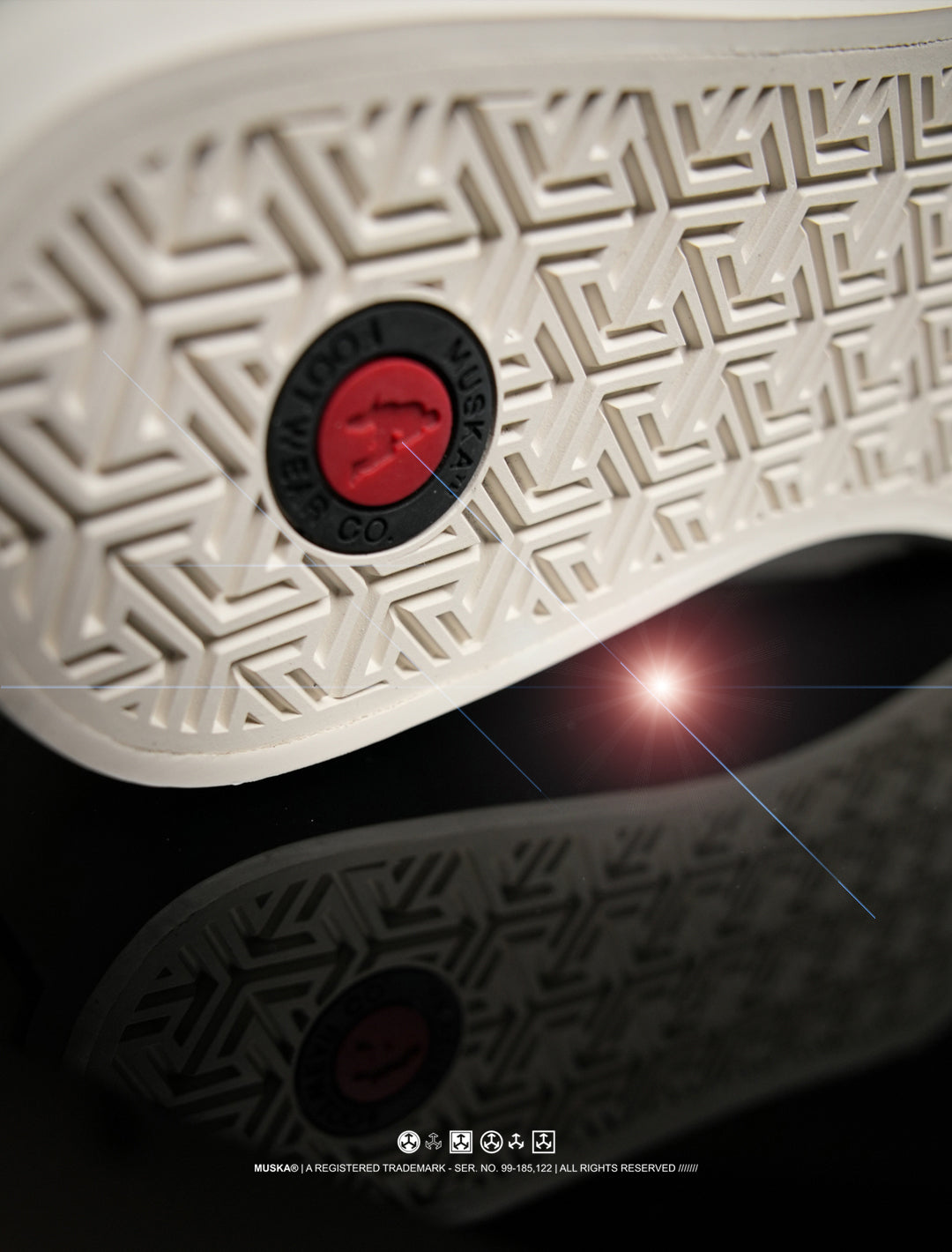 MUSKA™ FOOTWEAR CO - M - 001 - NAPPA WHITE-2