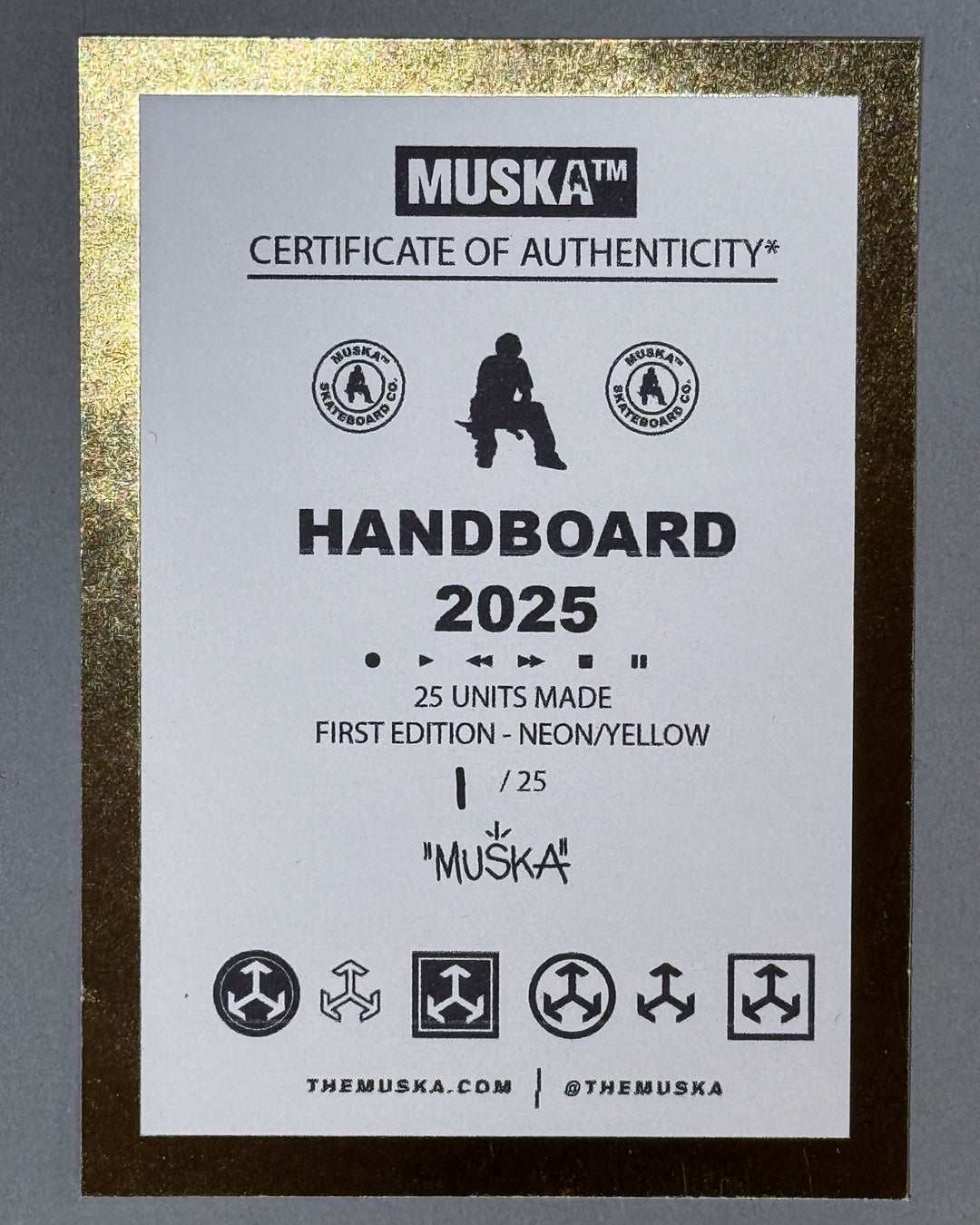 MUSKA™ - MINI! [NEON! - YELLOW] - SIGNED TAIL* 2025