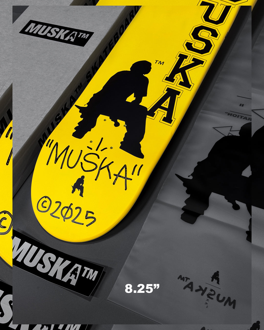 MUSKA™ - [NEON! / YELLOW*] - SIGNED* - 8.25