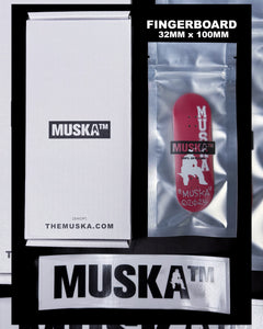 MUSKA™ [FINGERBOARD] - ICON RED* SIGNED