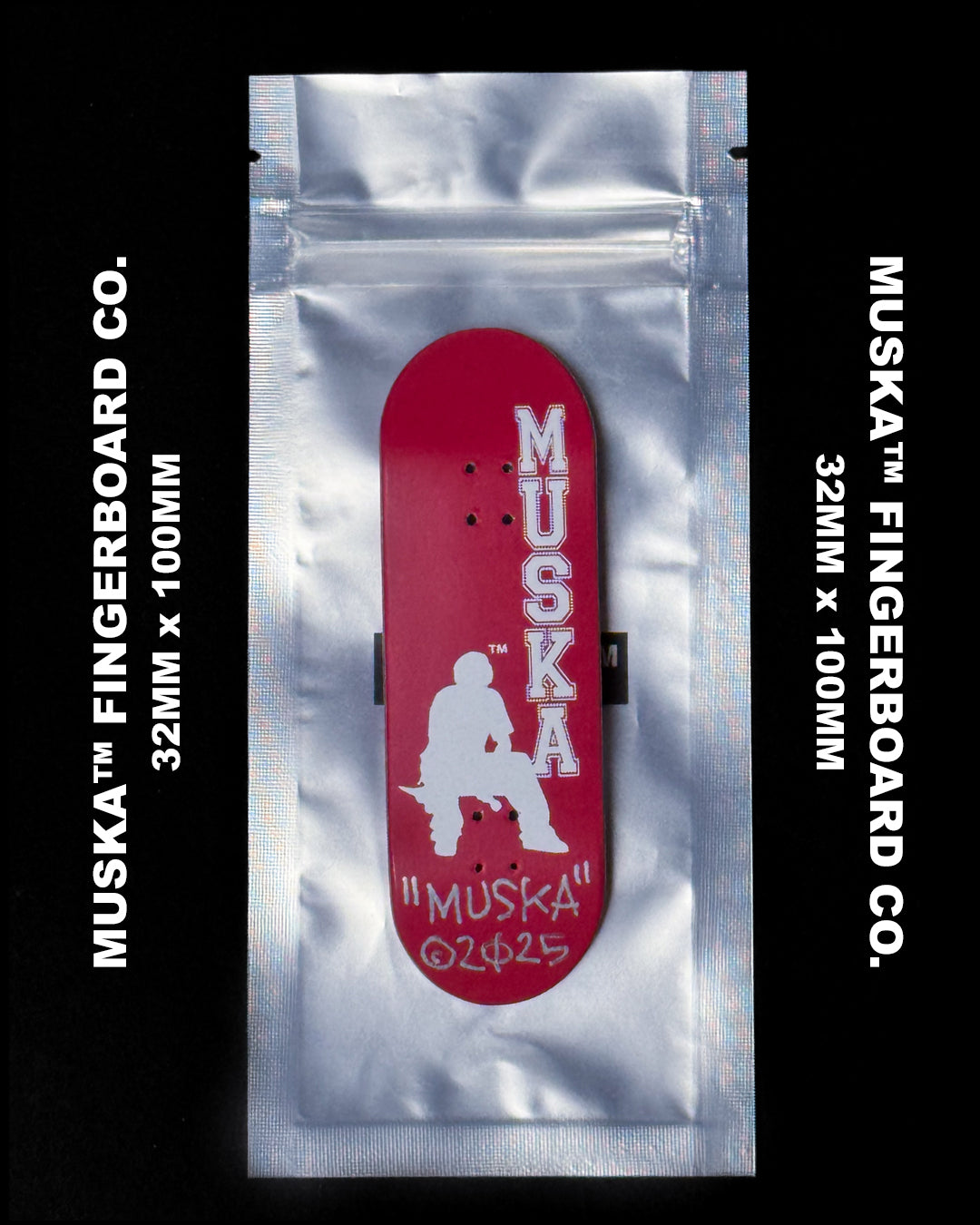 MUSKA™ [FINGERBOARD] - ICON RED* SIGNED