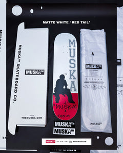 MUSKA™ - [MATTE WHITE / RED TAIL*] - SIGNED* - 2024