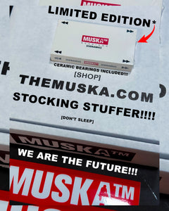 MUSKA™ - [MATTE WHITE / RED TAIL*] - SIGNED* - RESTOCK - 2024