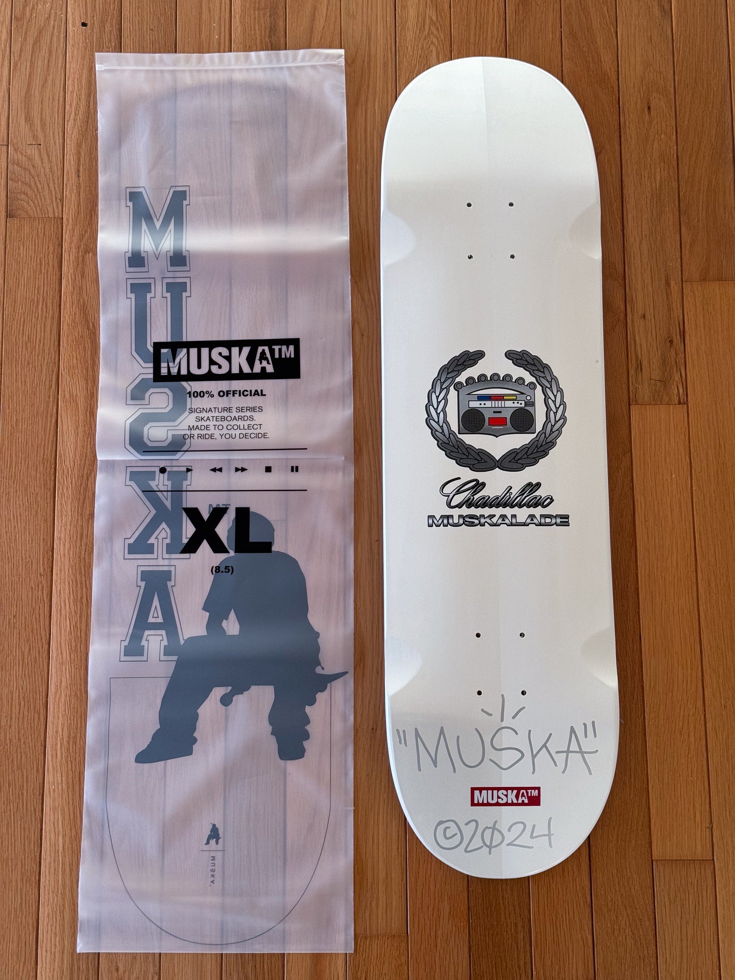 MUSKA™ - SAMPLE-WHITE-MUSKALADE-SIGNED* 2024