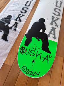 MUSKA™ - SAMPLE-WHITE/GREEN MACHINE-SIGNED* 2024