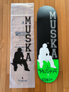 MUSKA™ - SAMPLE-BLACK/GREEN MACHINE-SIGNED* 2024