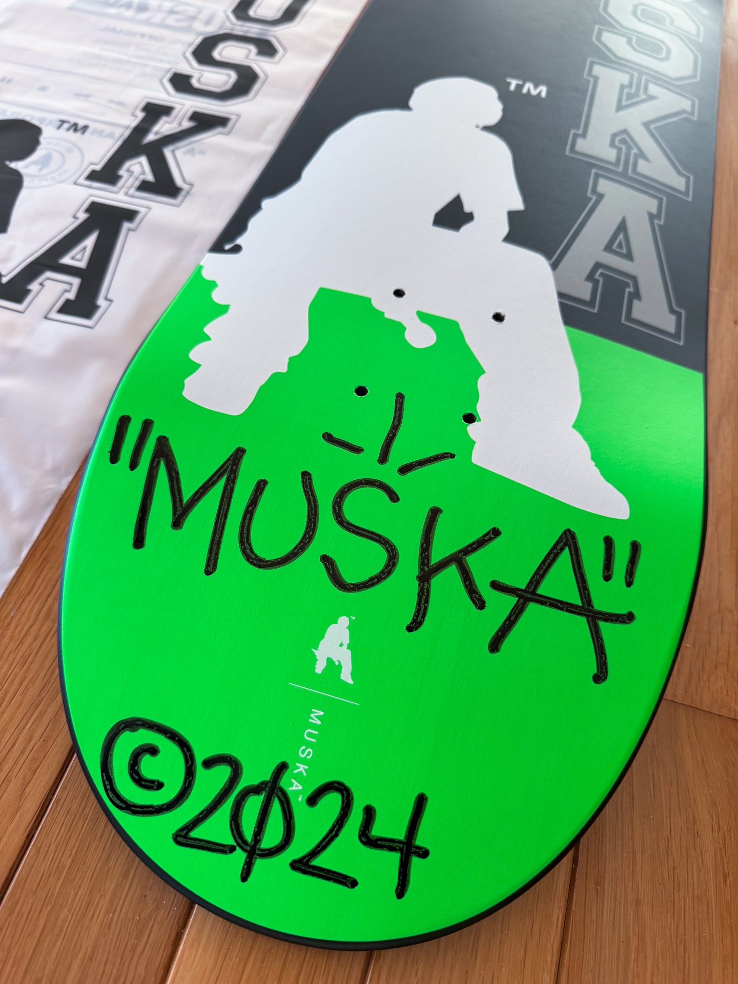 MUSKA™ - SAMPLE-BLACK/GREEN MACHINE-SIGNED* 2024