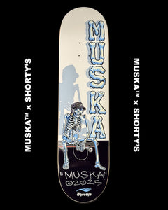 MUSKA™ x SHORTY'S - "SKELETOR!" - BLACK - SIGNED* 2025