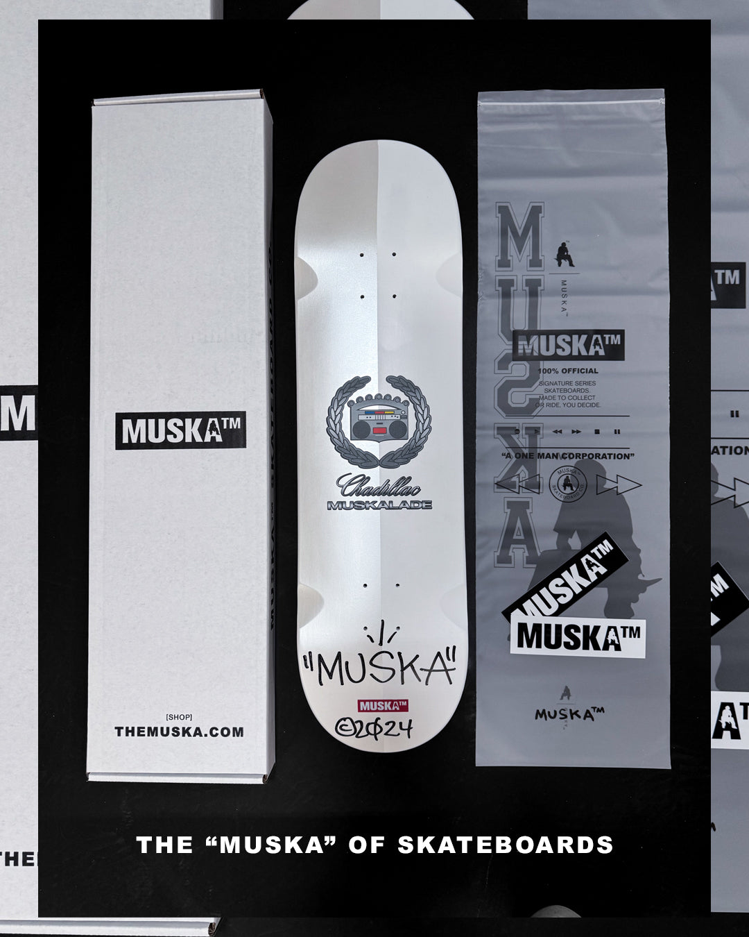 MUSKA™ - WHITE/PEARL - MUSKALADE - SIGNED* 2024