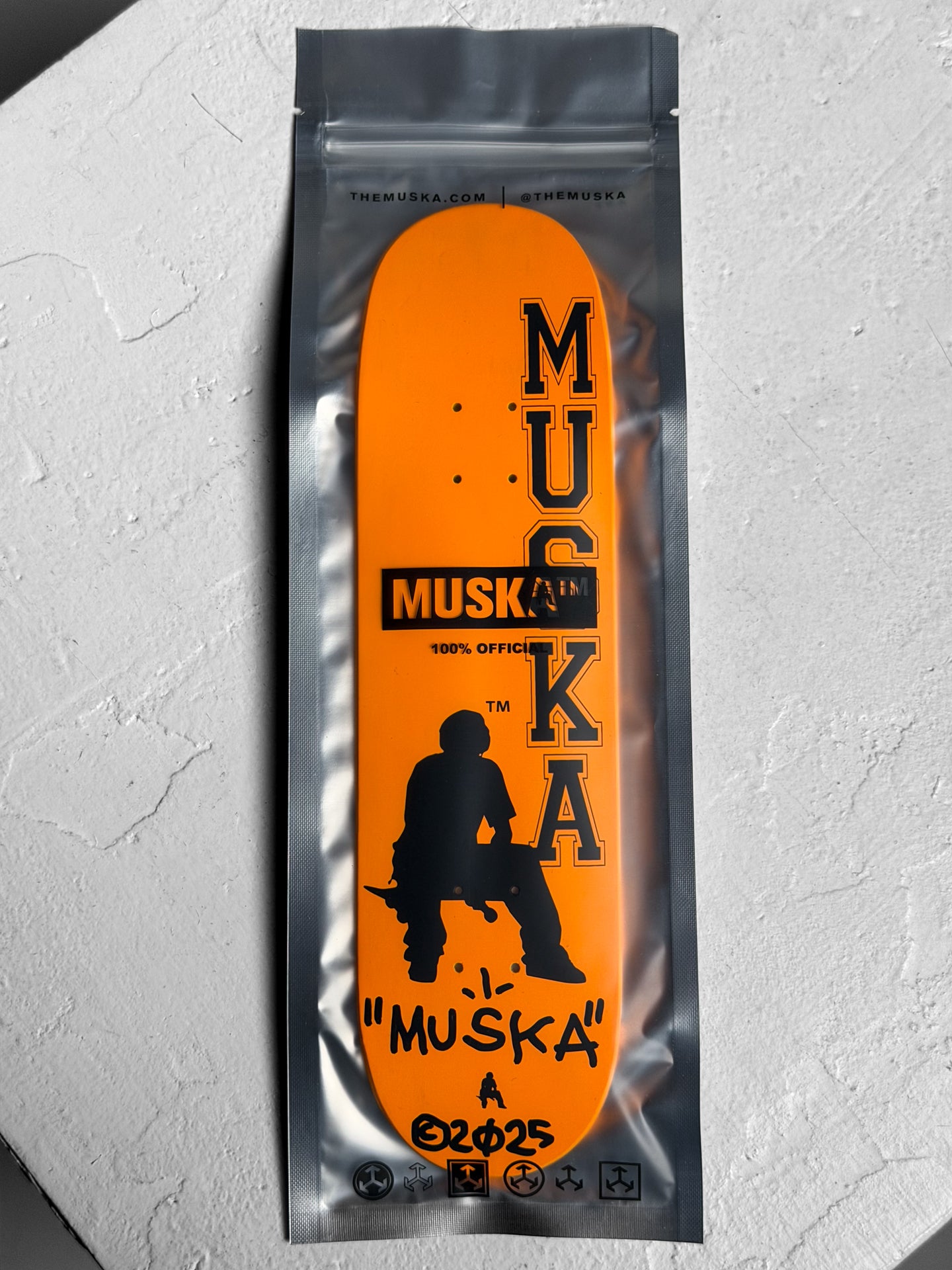 MUSKA™ [HANDBOARD] -NEON ORANGE* SIGNED STASH